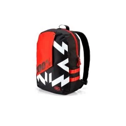 100% Porter Rucksack - Jeronimo- Schwarz/Rot/Weiss