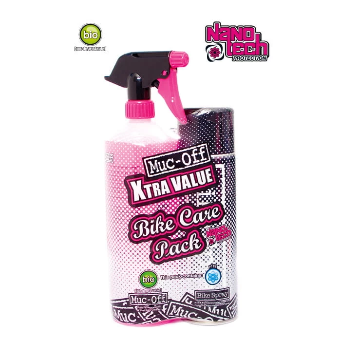 Muc-Off X-Tra Value Duo Pack Pflegeset - Bike Spray + Cleaner 1 Muc-Off X-Tra Value Duo Pack Pflegeset - Bike Spray + Cleaner