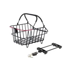 BASIL Hinterradkorb Cento Alu Nordlicht