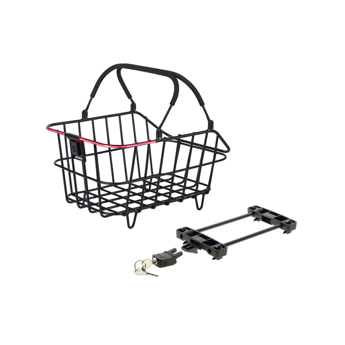 BASIL Hinterradkorb Cento Alu Nordlicht 1 BASIL Hinterradkorb Cento Alu Nordlicht