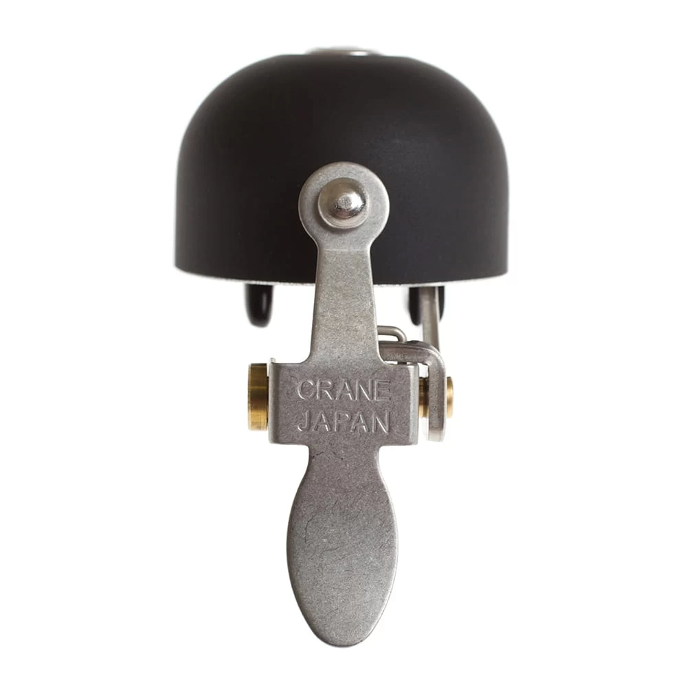 Crane E-Ne Klingel - Schwarz Matt 1 Crane E-Ne Klingel - Schwarz Matt