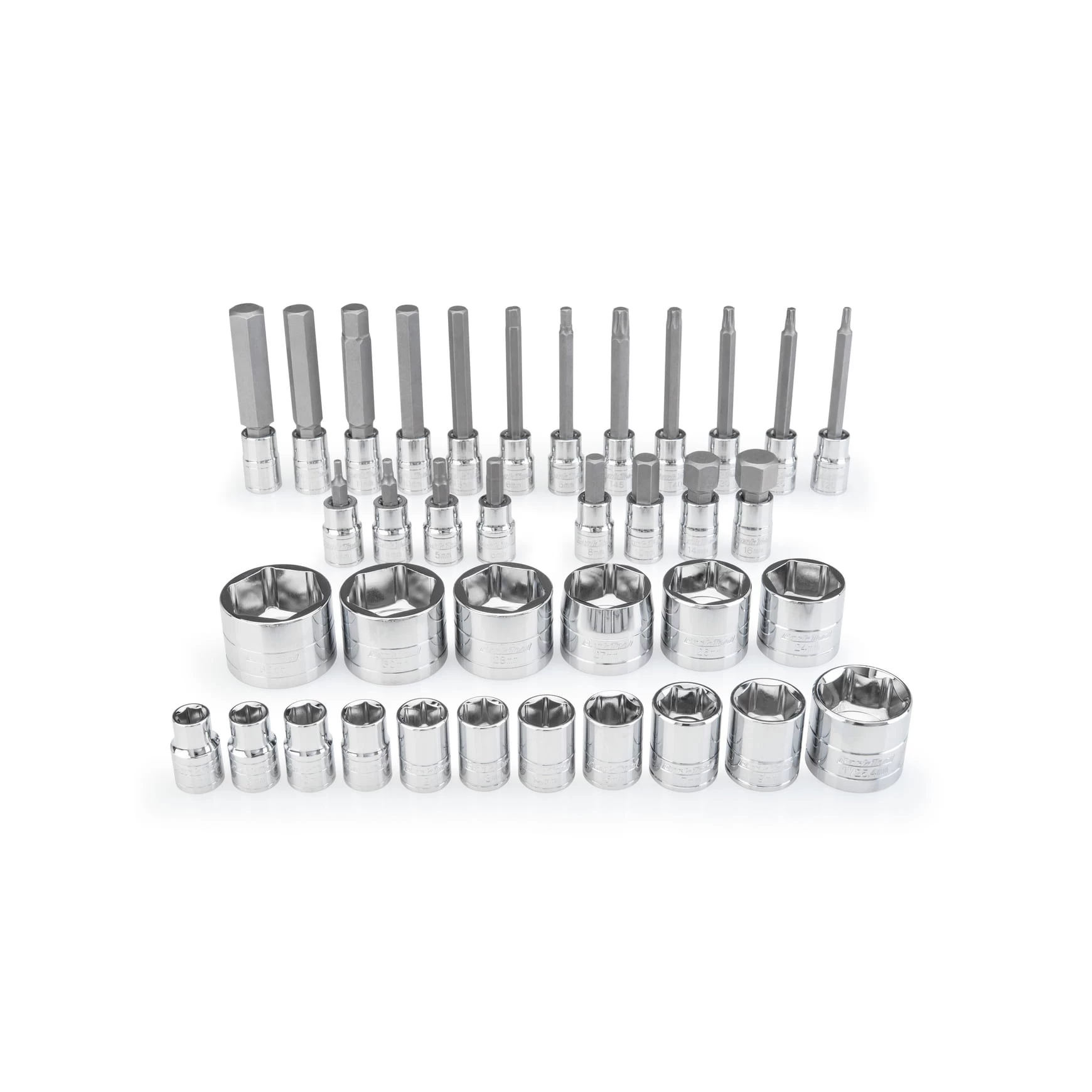Park Tool SBS-3 Steckschlüssel Nuss- Und Bit-Set Für 3/8'' Ratsche - 37 Teile 1 Park Tool SBS-3 Steckschlüssel Nuss- Und Bit-Set Für 3/8'' Ratsche - 37 Teile