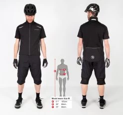 Endura Hummvee Gilet - Weste - Schwarz -Fahrradbekleidung Und Zubehör E9134BK Size M