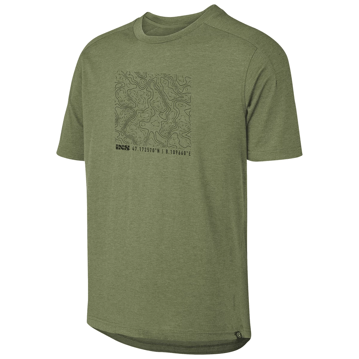 IXS Flow Tech Tee Contour Olive 1 IXS Flow Tech Tee Contour Olive