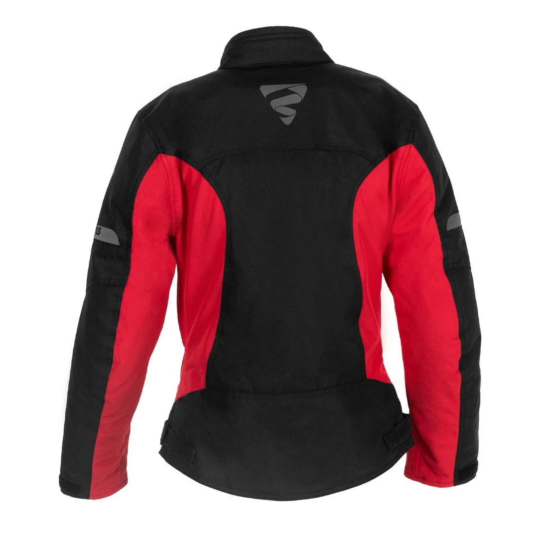 Damen Jacke Vega - Schwarz-rot 2 Damen Jacke Vega - Schwarz-rot – Bild 2