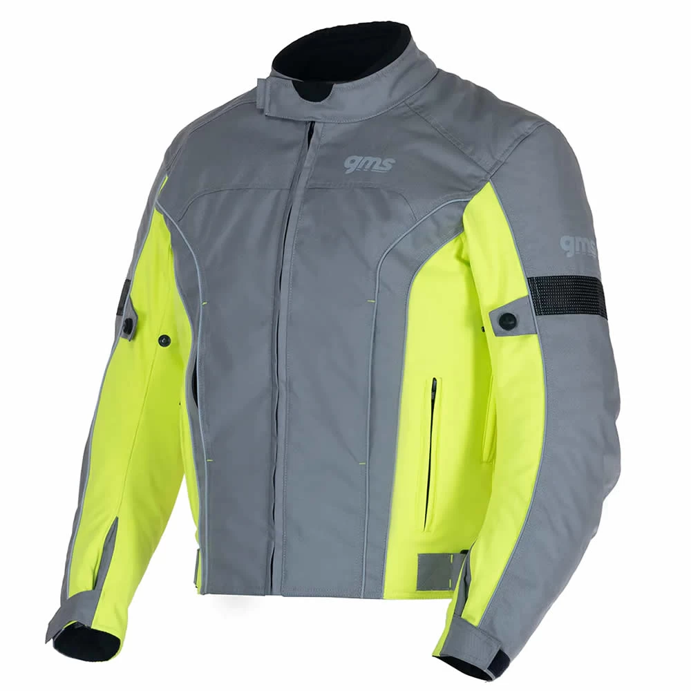 Herrenjacke Lagos - Grau-gelb 1 Herrenjacke Lagos - Grau-gelb