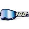 100% Accuri Gen.2 Anti Fog Mirror Brille - Dunkelblau/Weiss
