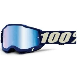 100% Accuri Gen.2 Anti Fog Mirror Brille - Dunkelblau/Weiss