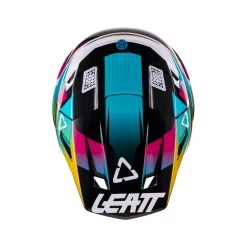 LEATT Helm Inkl. Brille 8.5 V22 Aqua/Royal Türkis-weiss-gelb -Fahrradbekleidung Und Zubehör LEATTHelminkl Brille8 5V22AquaRoyalt rkis weiss gelb 3