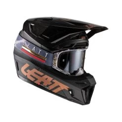 LEATT Helm Inkl. Brille 9.5 V22 Carbon Schwarz