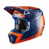 LEATT Motocrosshelm GPX 3.5 - Orange-blau-weiss