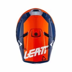 LEATT Motocrosshelm GPX 3.5 - Orange-blau-weiss -Fahrradbekleidung Und Zubehör LEATTMotocrosshelmGPX3 5 orange blau weiss 3
