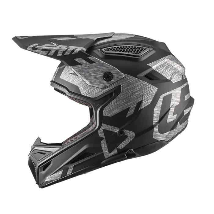 LEATT Motocrosshelm GPX 4.5 - Schwarz Matt-grau 2 LEATT Motocrosshelm GPX 4.5 - Schwarz Matt-grau – Bild 2