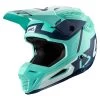 LEATT Motocrosshelm GPX 5.5 Composite - Grün-blau-weiss