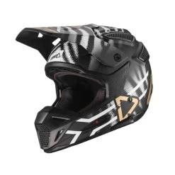 LEATT Motocrosshelm GPX 5.5 Composite - Schwarz-weiss-gold