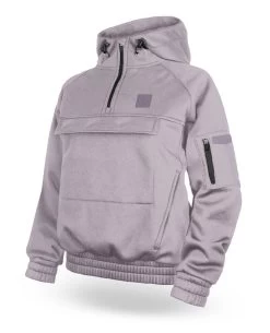 LOOSE RIDERS Womens Fleece Anorak - Taupe