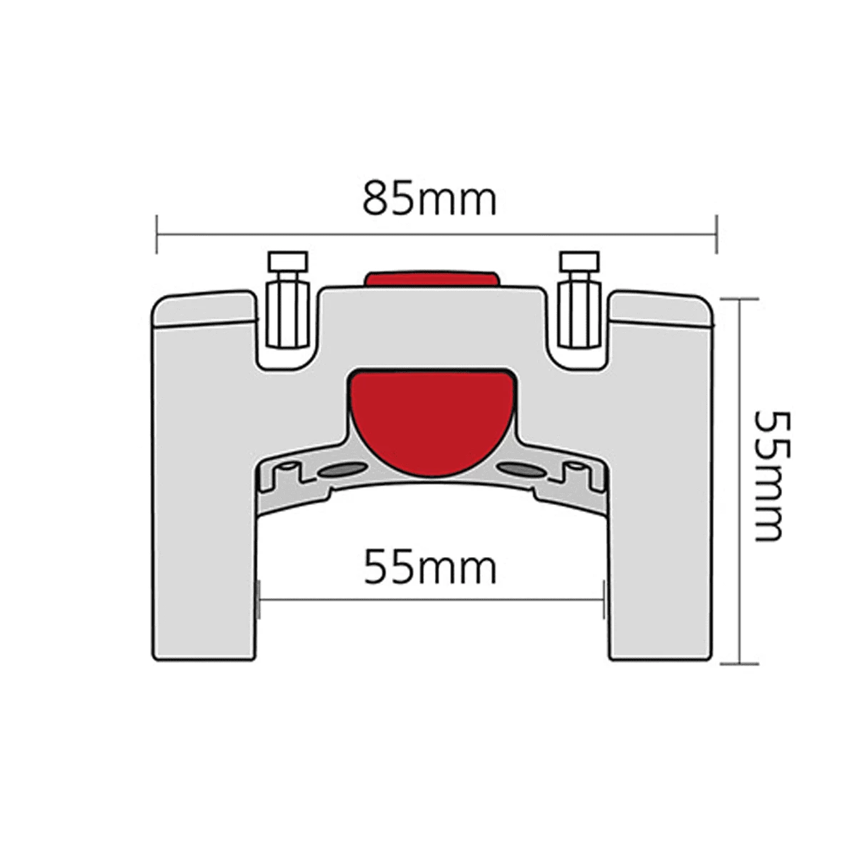 KLICKFIX Lenkeradapter Universal - Schwarz 2 KLICKFIX Lenkeradapter Universal - Schwarz – Bild 2