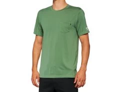 100% Mission Athletic T-Shirt - Olive