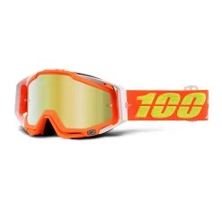 100% Racecraft Goggles Anti Fog Mirror Lens - Razmataz