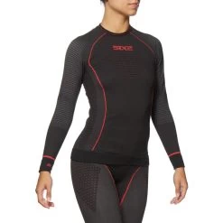 SIXS Funktionsshirt-langarm Blazefit TS2W Schwarz-rot -Fahrradbekleidung Und Zubehör SIXSFunktionsshirt langarmBlazefitTS2Wschwarz rot 5