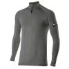 SIXS Langarm Funktions T-Shirt TS13 Merino - Grau V2