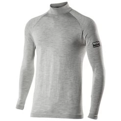SIXS Langarm Funktions T-Shirt TS3 Merino - Grau