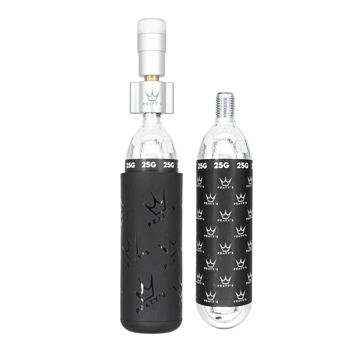 Peaty's Holeshot CO2 Tyre Inflator - MTB (25 G) - Silver 1 Peaty's Holeshot CO2 Tyre Inflator - MTB (25 G) - Silver