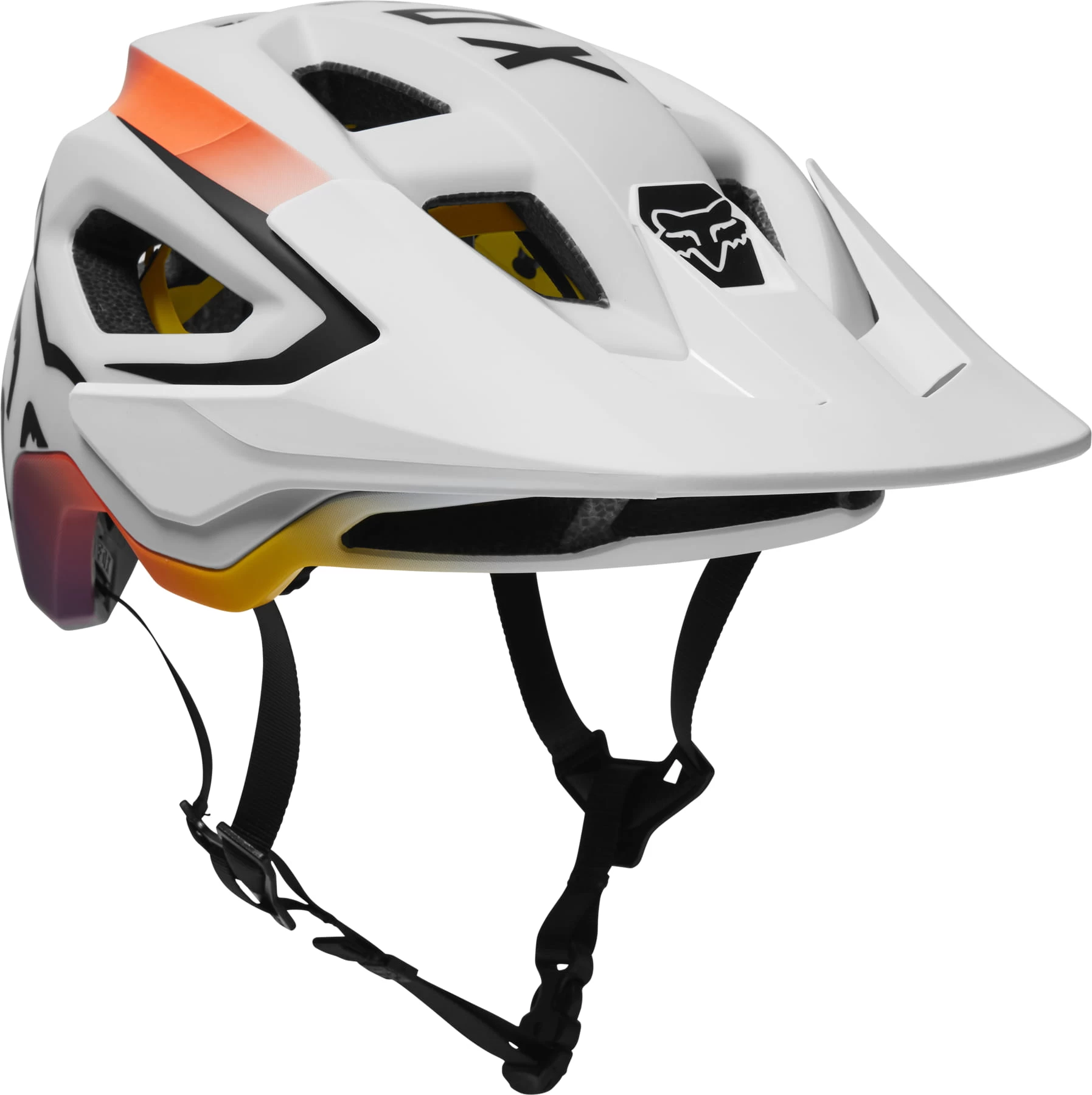 Fox Racing Speedframe Vnish Helmet CE White 1 Fox Racing Speedframe Vnish Helmet CE White