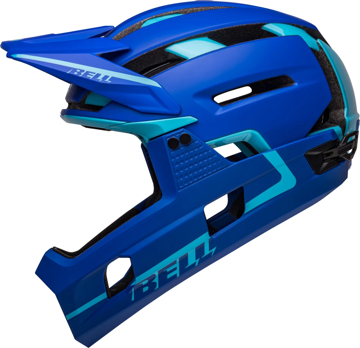 Bell Super Air R Spherical Fahrradhelm - Matte/gloss Blue 8 Bell Super Air R Spherical Fahrradhelm - Matte/gloss Blue – Bild 8