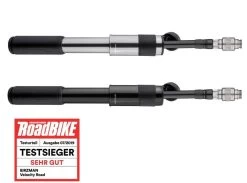 Birzman Velocity Road Mini Pumpe, 160PSI, Threaded Valve Head, Black 7 Birzman Velocity Road Mini Pumpe, 160PSI, Threaded Valve Head, Black -Fahrradbekleidung Und Zubehör VelocityRoadhandpump 160PSI threadedvalvehead black 2