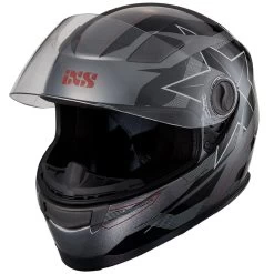 IXS 135 KID 2.0 Helm - Grau-schwarz-rot -Fahrradbekleidung Und Zubehör iXS135KID2 0Helm grau schwarz rot 3