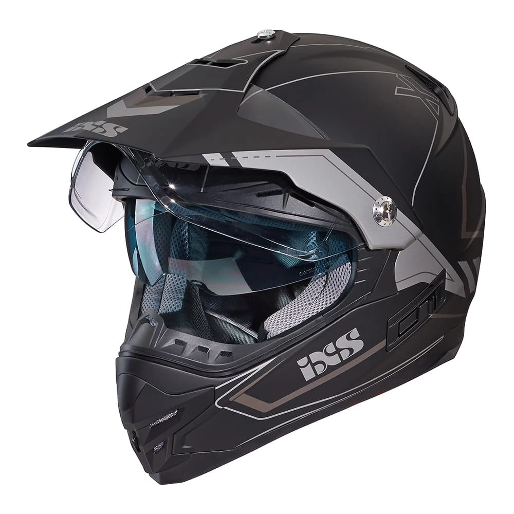 IXS 207 2.0 Motorradhelm Matte Black Grey 2 IXS 207 2.0 Motorradhelm Matte Black Grey – Bild 2