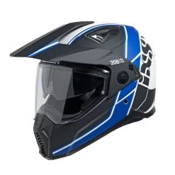 IXS 208 2.0 Motorradhelm - Matt Schwarz-blau