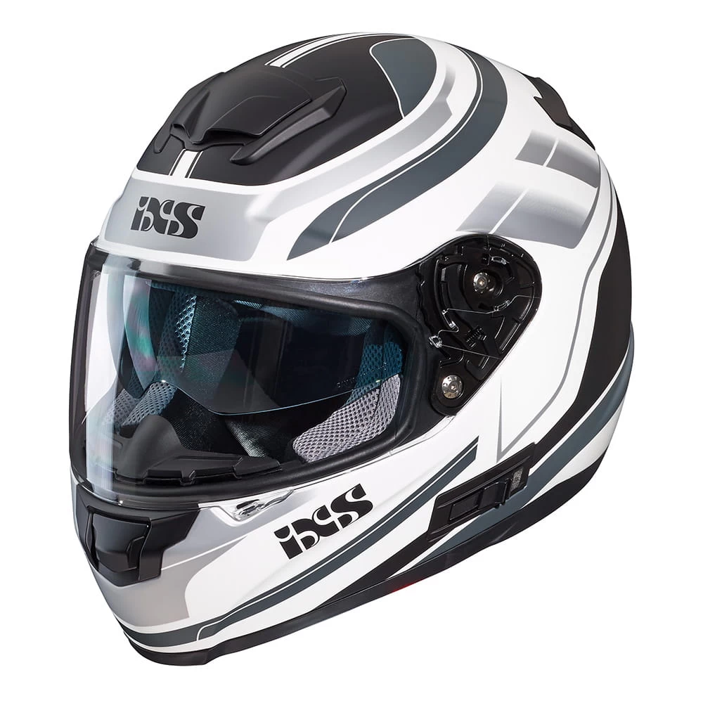 IXS 215 2.0 Motorradhelm Matte White Grey 1 IXS 215 2.0 Motorradhelm Matte White Grey