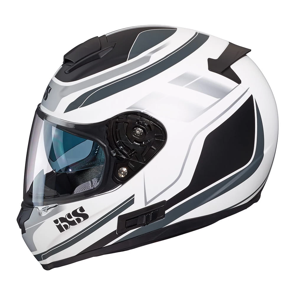 IXS 215 2.0 Motorradhelm Matte White Grey 2 IXS 215 2.0 Motorradhelm Matte White Grey – Bild 2