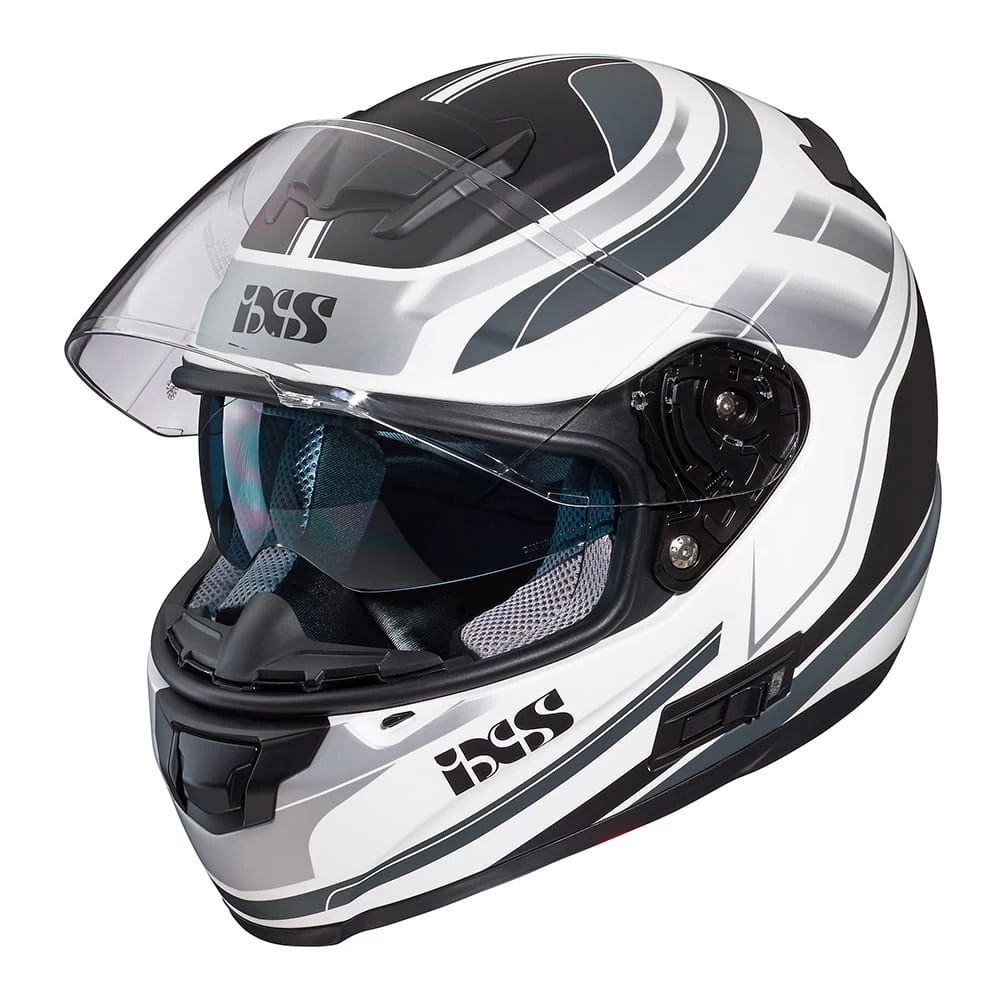 IXS 215 2.0 Motorradhelm Matte White Grey 5 IXS 215 2.0 Motorradhelm Matte White Grey – Bild 5