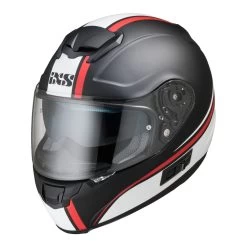 IXS 215 2.1 Motorradhelm Matte Black White Red