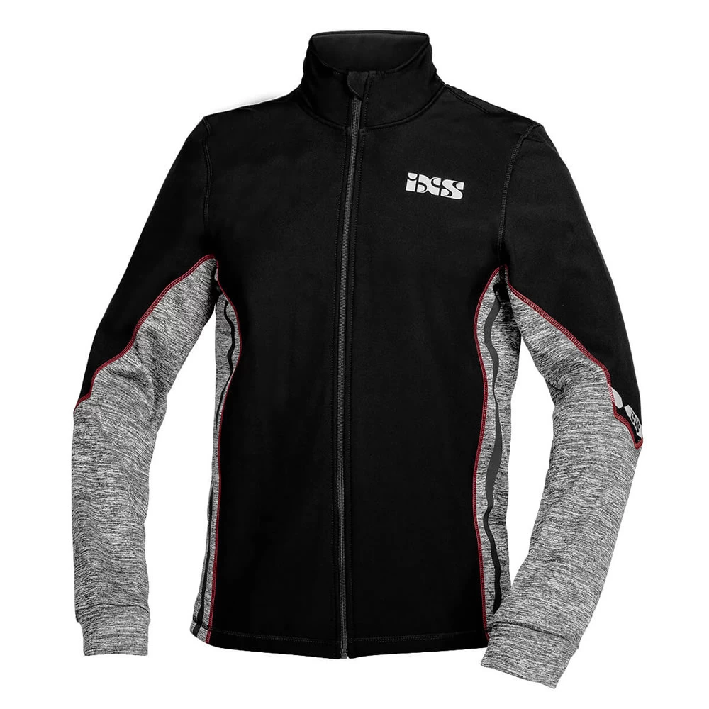 IXS Funktions-Jacke ICE 1.0 Schwarz-grau-rot 1 IXS Funktions-Jacke ICE 1.0 Schwarz-grau-rot