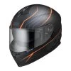Integralhelm IXS1100 2.1 Schwarz-orange Matt