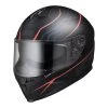 Integralhelm IXS1100 2.1 Schwarz-rot Matt