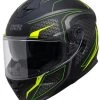 Integralhelm IXS1100 2.4 - Schwarz Matt-gelb Fluo
