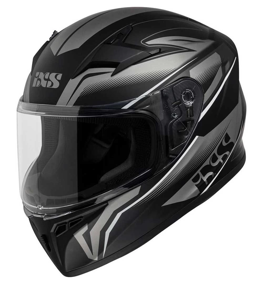 Integralhelm IXS136 2.0 Kids Schwarz Matt-grau 1 Integralhelm IXS136 2.0 Kids Schwarz Matt-grau