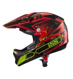 IXS Kinder-Motocrosshelm 278 KID 2.0 Rot-schwarz-gelb -Fahrradbekleidung Und Zubehör iXSKinder Motocrosshelm278KID2 0rot schwarz gelb 4