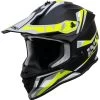 Motocrosshelm IXS362 2.0 - Schwarz Matt-gelb Fluo