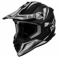 Motocrosshelm IXS362 2.0 - Schwarz Matt-grau