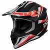 Motocrosshelm IXS362 2.0 - Schwarz Matt-rot