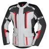 IXS Tour Jacke Evans-ST 2.0 Hellgrau-grau-rot
