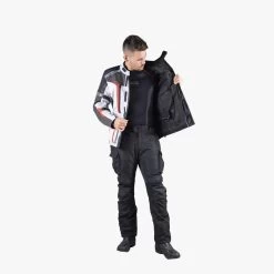 IXS Tour Jacke Evans-ST 2.0 Hellgrau-grau-rot -Fahrradbekleidung Und Zubehör iXSTourJackeEvans ST2 0hellgrau grau rot 4