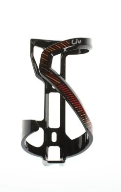 Liv Airway Sport Flaschenhalter Sidepull Links Schwarz/orange/rot