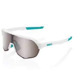 100% S2 - BORA Verspiegelt - Weiß/Türkis